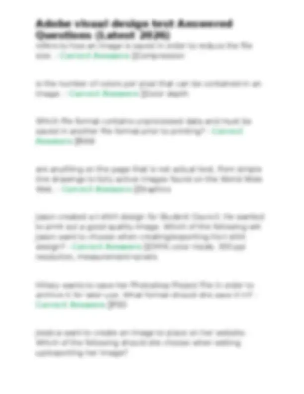 Exam Indesign Download Adobe Visual Design Test Questions and Answers (2026) | Exams Adobe ...