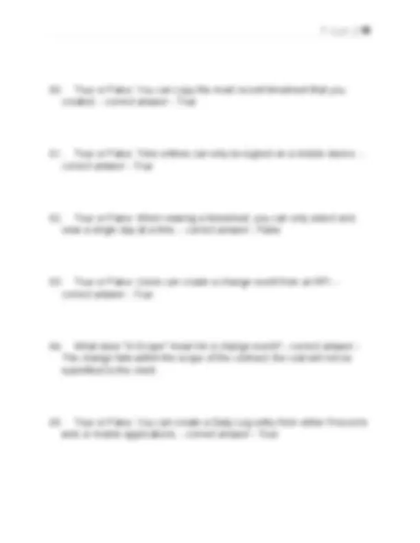 Procore Superintendent Certification Exam Questions and Answers | Exams ...