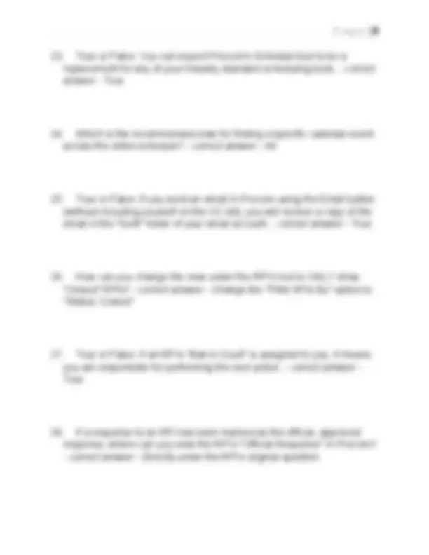 Procore Superintendent Certification Exam Questions and Answers | Exams ...
