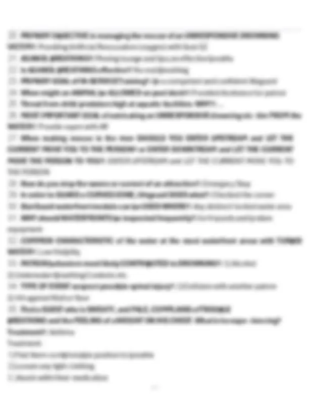 Cast Guard Study Guide Starguard Lifeguard Certification Exam Study Guide: Questions and ...