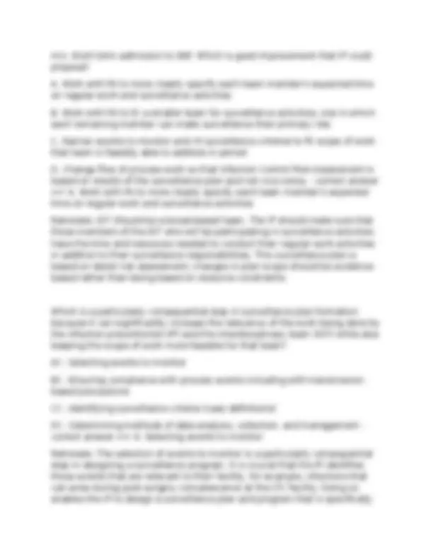 APIC LTC-CIP Practice Exam Questions and Answers | Exams Nursing | Docsity
