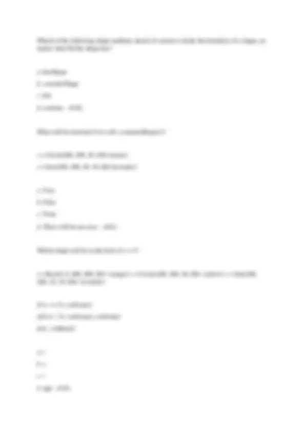 Unit 4 CMU coding test with Questions and Correct Answers | Exams ...