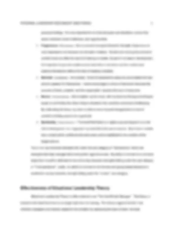 WGU C203 – Task 1 Personal Leadership Assessment And Profile Actual ...