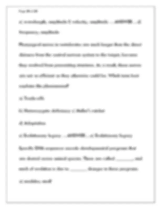 BIOS 252 Exam 2 Study Bundle 2025 | Anatomy & Physiology II with Lab ...
