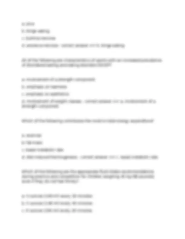 NSCA chapter 10 questions with detailed answers-4.docx | Exams Advanced ...