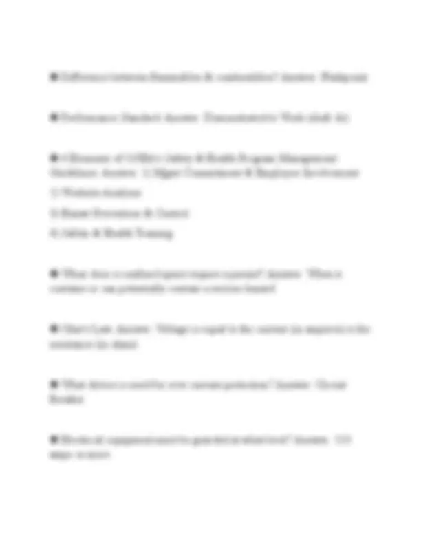 OSHA 511 GENERAL INDUSTRY CERTIFICATION EVALUATION EXAMS 2026 QUESTIONS ...