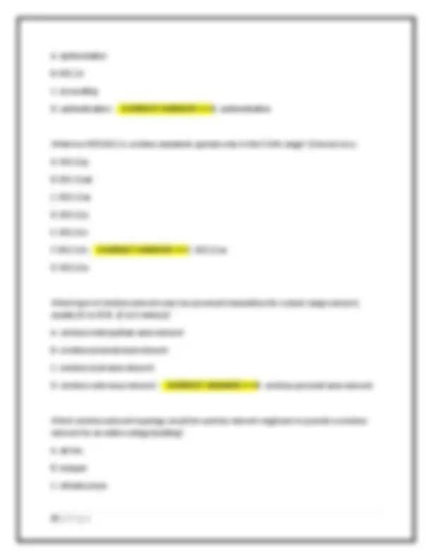 CCNA 2 V7 Modules 10-13: L2 Security and WLANs Exam Questions and ...