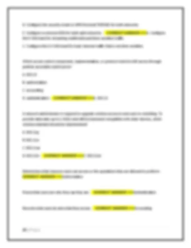 CCNA 2 V7 Modules 10-13: L2 Security and WLANs Exam Questions and ...