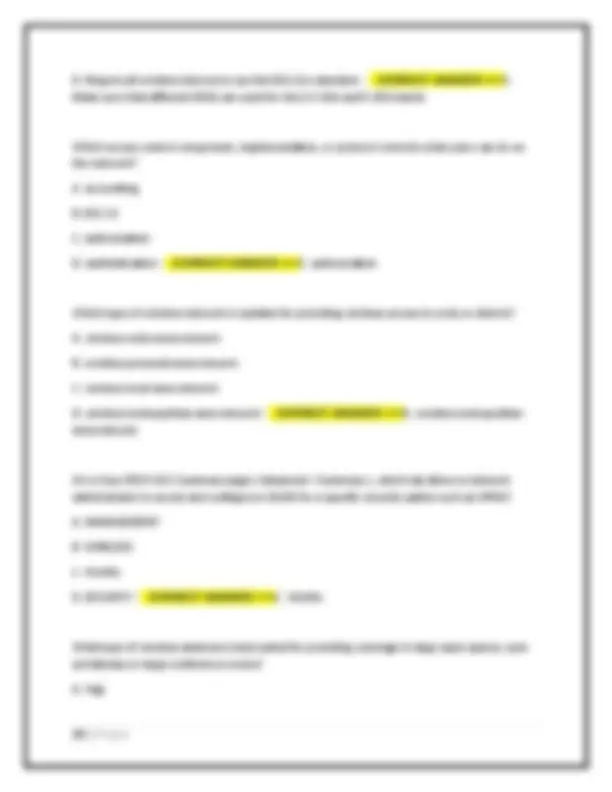 CCNA 2 V7 Modules 10-13: L2 Security and WLANs Exam Questions and ...