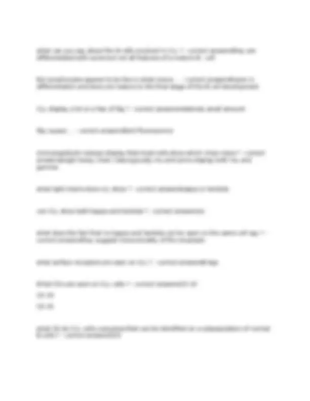 Chronic Lymphocytic Leukemia Exam Questions and Answers 2025/2026 ...