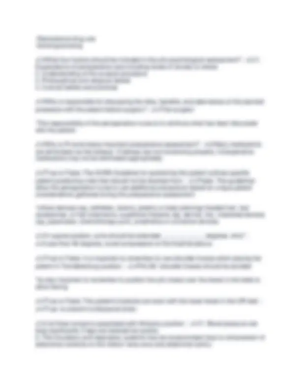 AORN PERIOP 101 TEST 2026/2027 PAPER QUESTIONS AND ANSWERS GRADED A+ ...