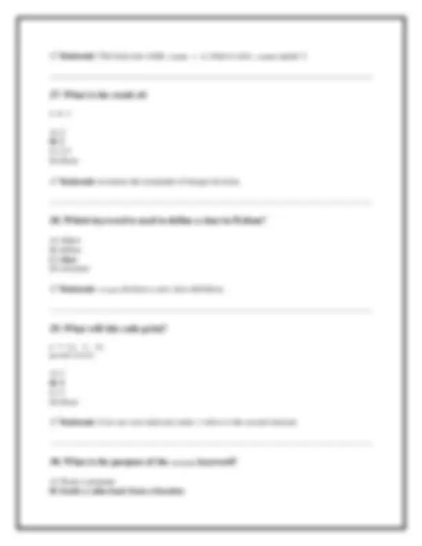 WGU D278 – Scripting and Programming Foundations Full Actual Exam ...