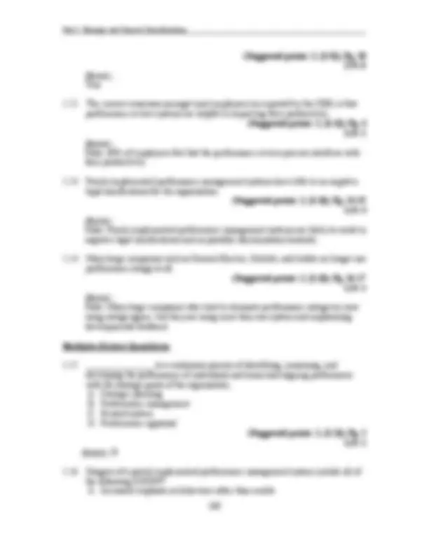 Test Bank for Performance Management, 5th Edition by Herman Aguinis ...