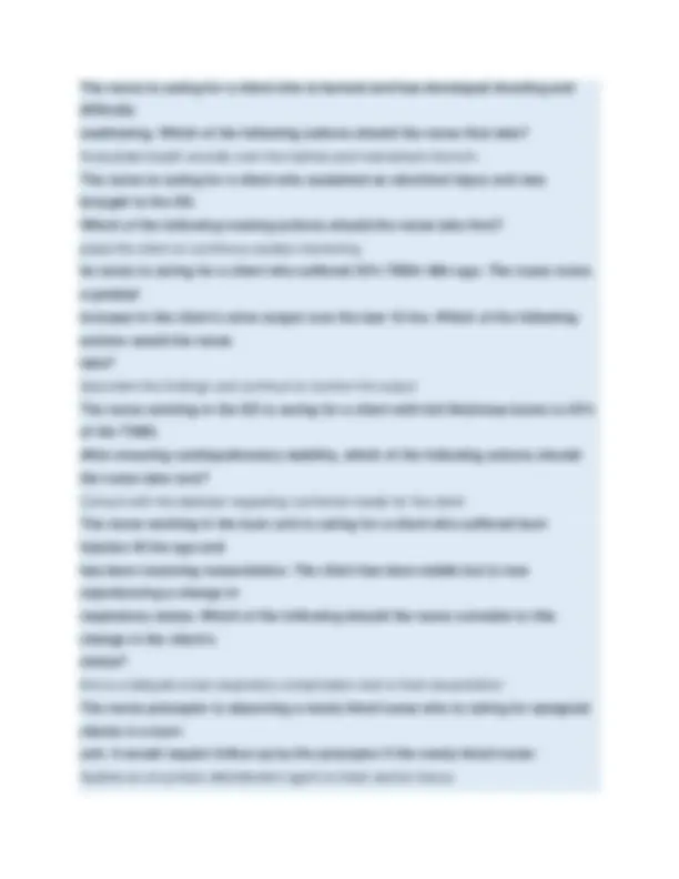 Nur 265 exam 3 2025/2026 STUDY SET WITH 100% VERIFIED SOLUTIONS | Exams ...