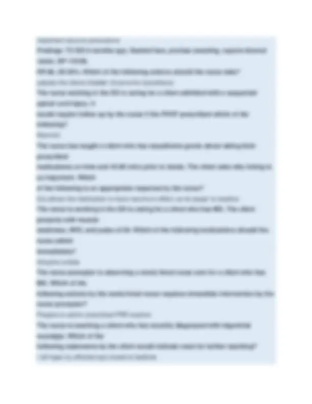 Nur 265 exam 3 2025/2026 STUDY SET WITH 100% VERIFIED SOLUTIONS | Exams ...