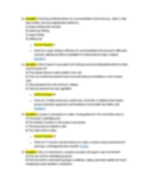 Water Well Driller Exam Practice Test: Questions and Verified Answers | Exams Securities ...