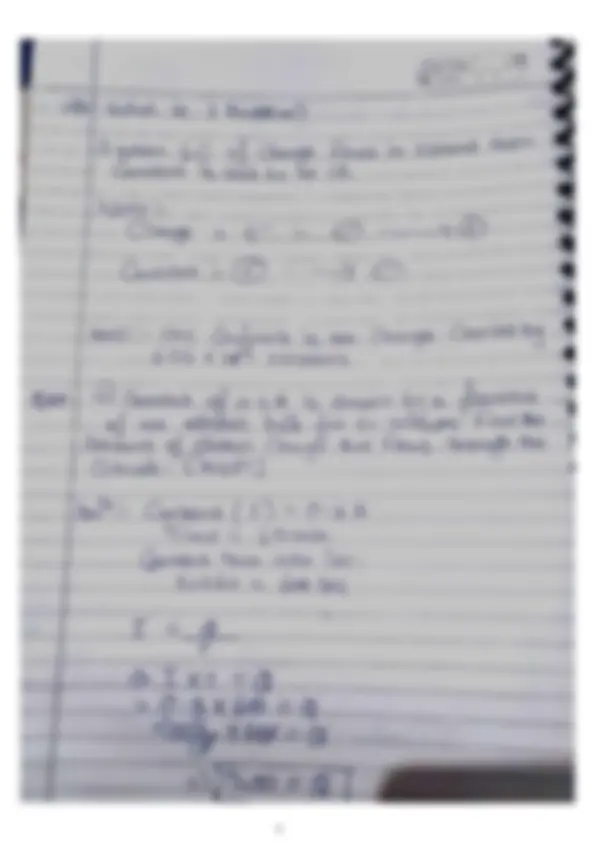 Class 10 Physics – Electricity Chapter Notes with Fully Solved ...