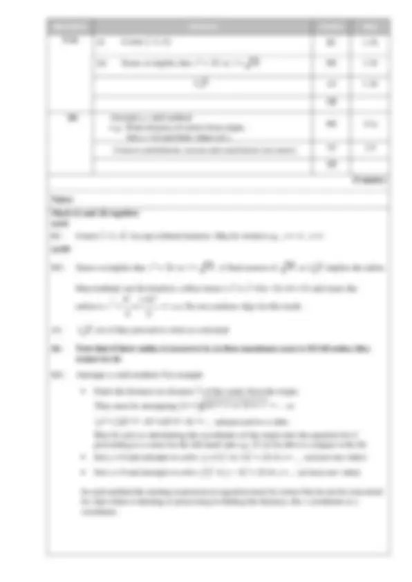 EDEXCEL A LEVEL PURE MATHEMATICS (9MA0/01) QUESTION PAPER 1 AND MARK ...