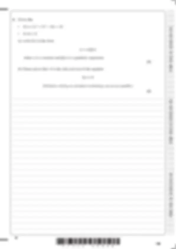 EDEXCEL A LEVEL PURE MATHEMATICS (9MA0/01) QUESTION PAPER 1 AND MARK ...