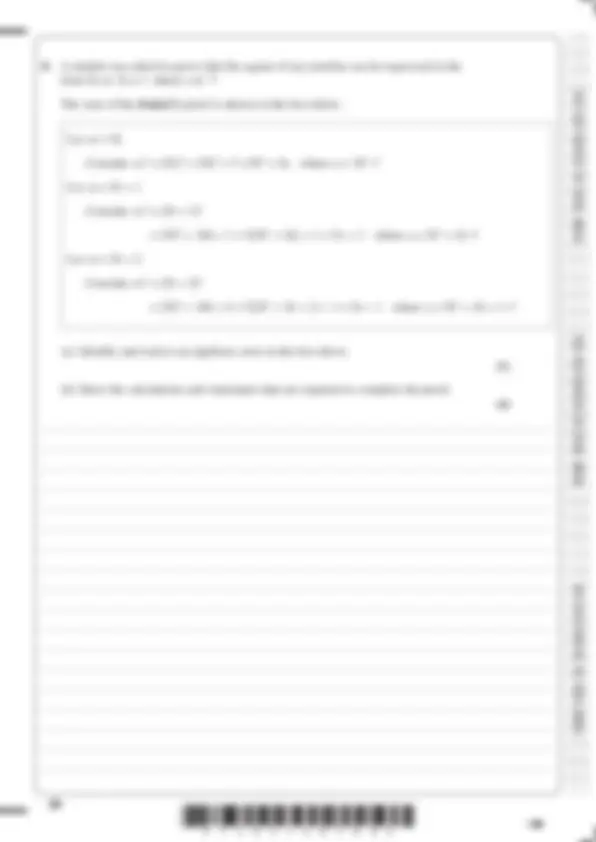 EDEXCEL A LEVEL PURE MATHEMATICS (9MA0/01) QUESTION PAPER 1 AND MARK ...