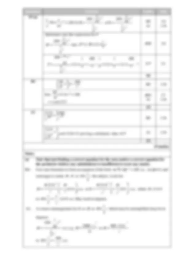 EDEXCEL A LEVEL PURE MATHEMATICS (9MA0/01) QUESTION PAPER 1 AND MARK ...