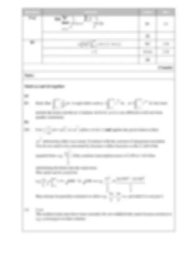 EDEXCEL A LEVEL PURE MATHEMATICS (9MA0/01) QUESTION PAPER 1 AND MARK ...