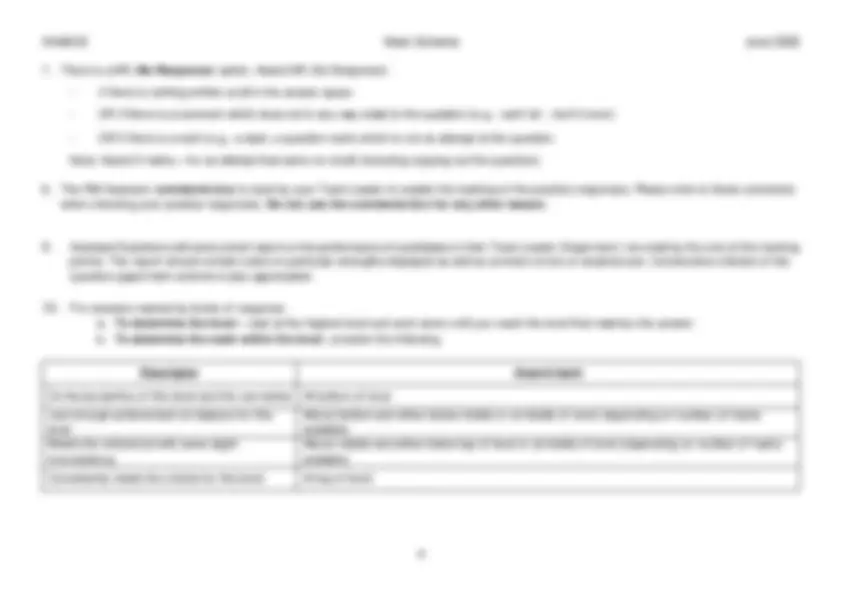 OCR A LEVEL Computer Science H446/02 JUNE 2025 MARK SCHEME: Algorithms ...