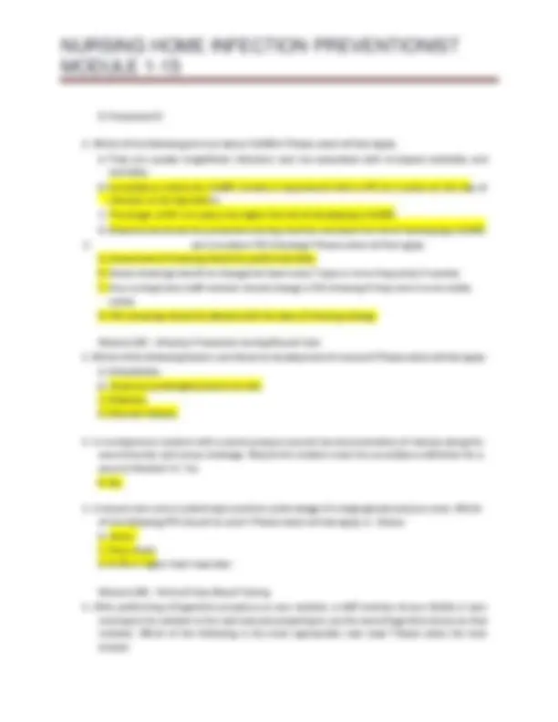 CDC Infection Preventionist Post Test 2025/2026 Questions and Answers ...