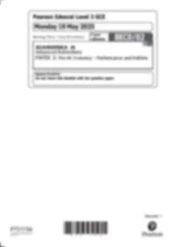 EDEXCEL AS LEVEL ECONOMICS A (8EC0/02) QUESTION PAPER 2 AND MARK SCHEME ...