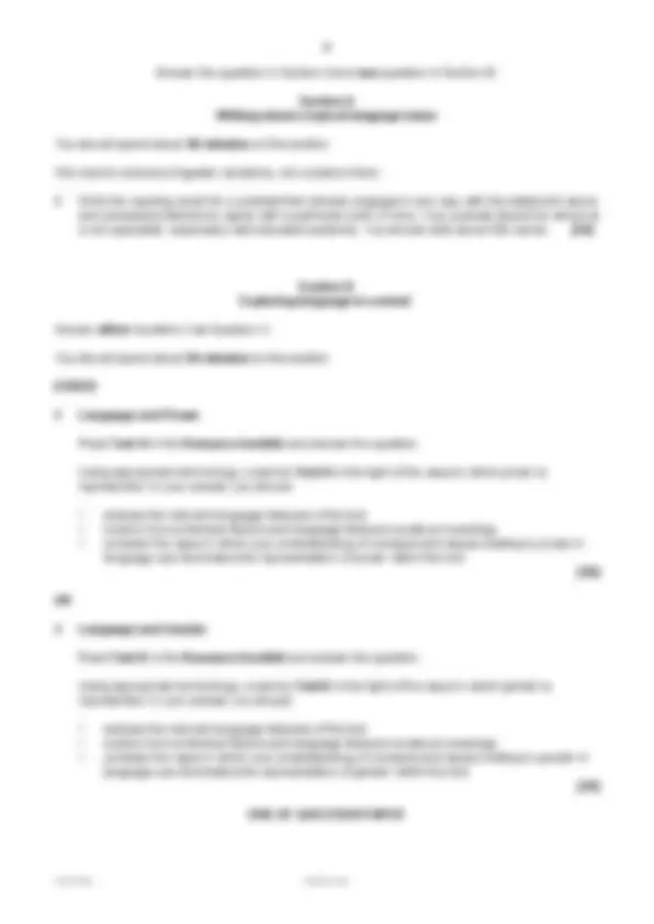 AS Level English Language Exam Paper and Mark Scheme - Exploring ...