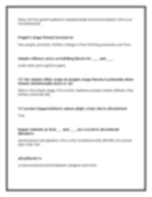 PSYC 140 Developmental Psychology Module 3 Exam & Review 2026 | Exams ...