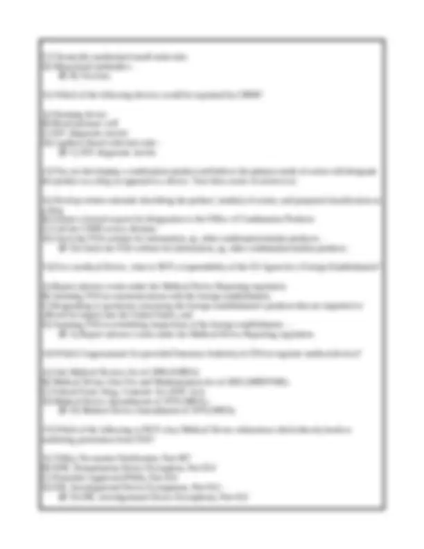 Regulatory Affairs Certification (RAC) Review Questions | Exams Nursing ...