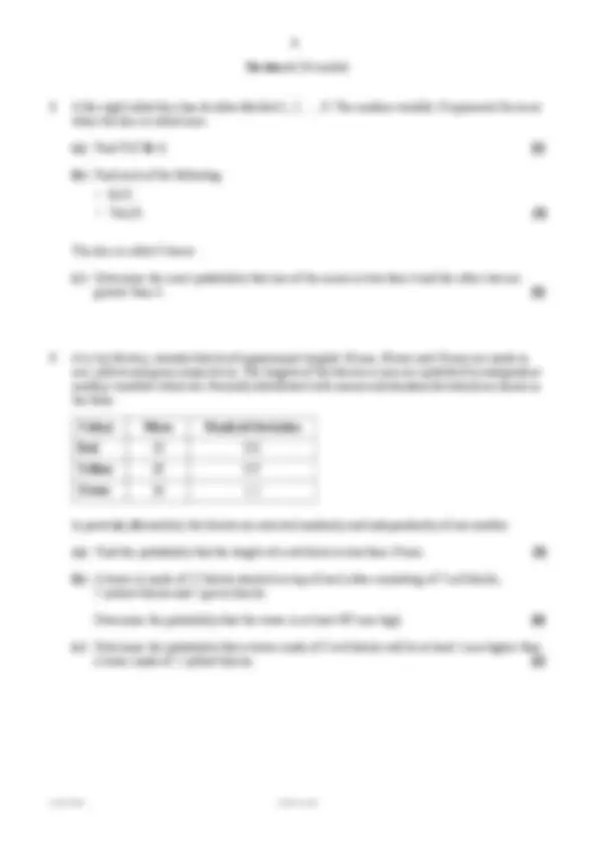 A Level Further Mathematics Statistics Exam Paper - June 2025 | Exams ...