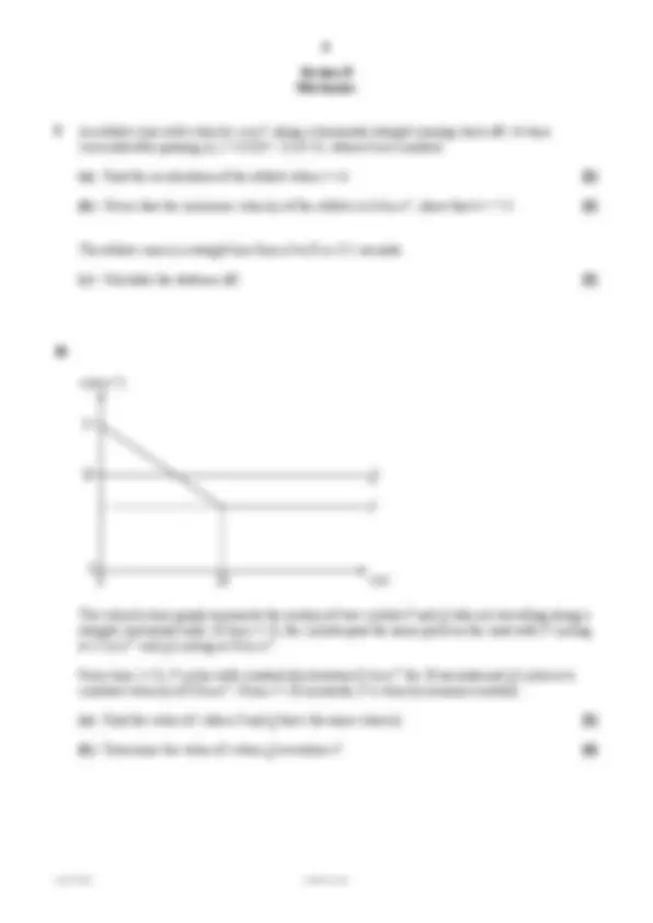 AS Level Mathematics A - Pure Mathematics and Mechanics Exam Paper with ...