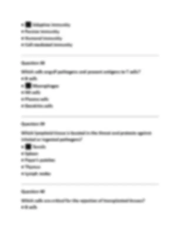 BIOL252: Human Anatomy & Physiology II w/Lab 2025 Module 4 Exam Review ...