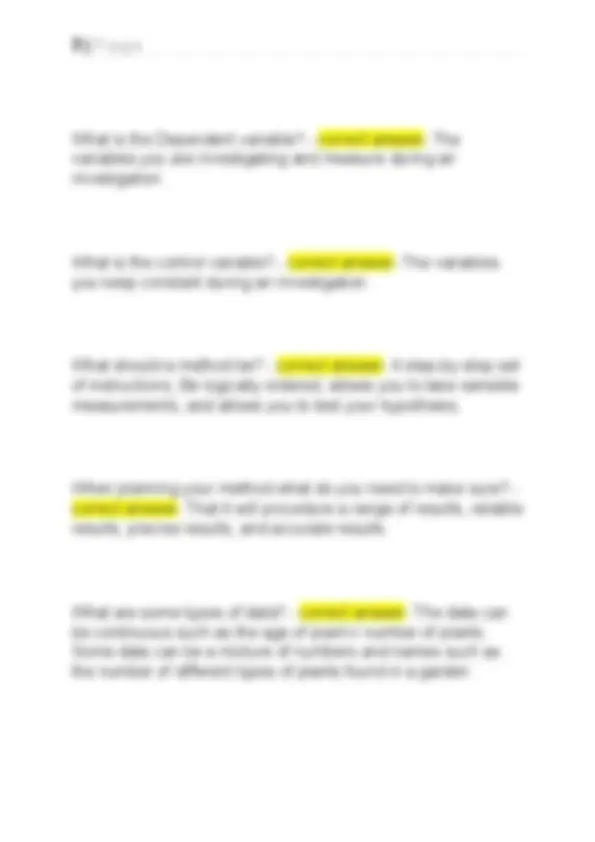 BTEC APPLIED SCIENCE UNIT 3 UPDATED EXAM QUESTIONS AND ANSWERS. | Exams ...