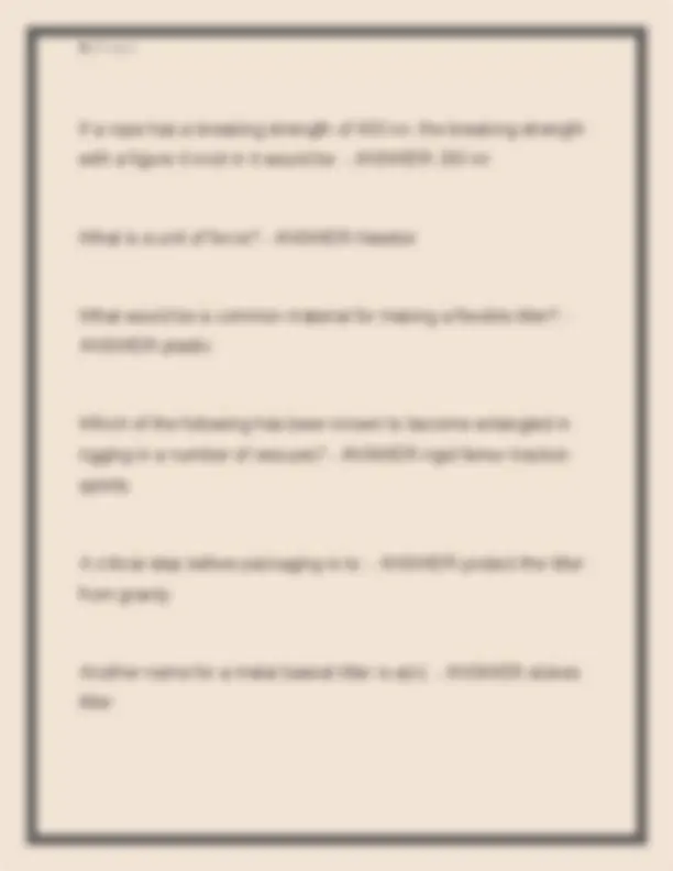 Job Application Rope Question NFPA 1006 Rope Rescue Exam: Questions and Answers for Certification ...
