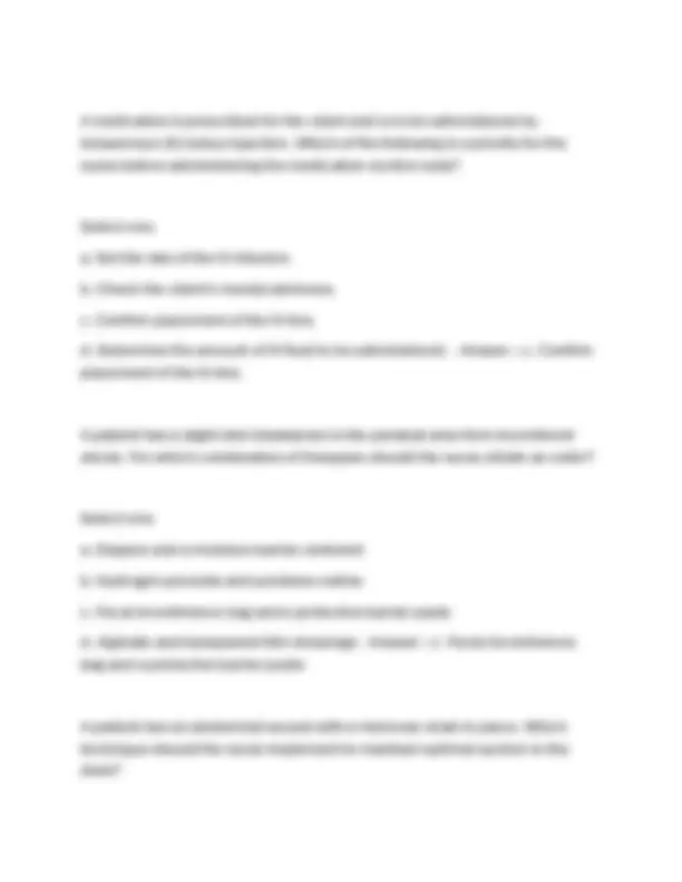 PN 4006 Nursing Exam Questions and Answers 2025/2026 | Exams Nursing ...