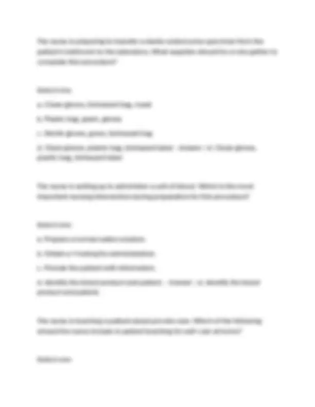 PN 4006 Nursing Exam Questions and Answers 2025/2026 | Exams Nursing ...