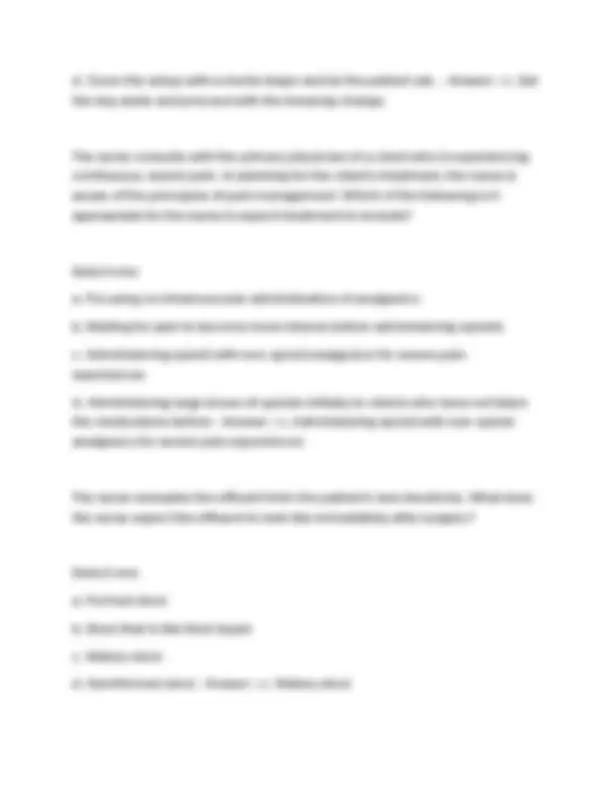PN 4006 Nursing Exam Questions and Answers 2025/2026 | Exams Nursing ...