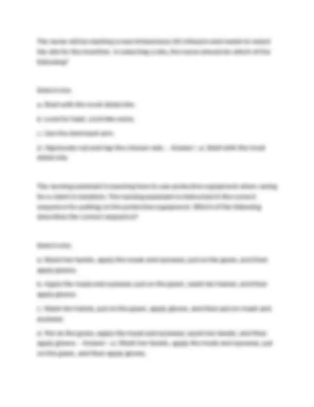 PN 4006 Nursing Exam Questions and Answers 2025/2026 | Exams Nursing ...