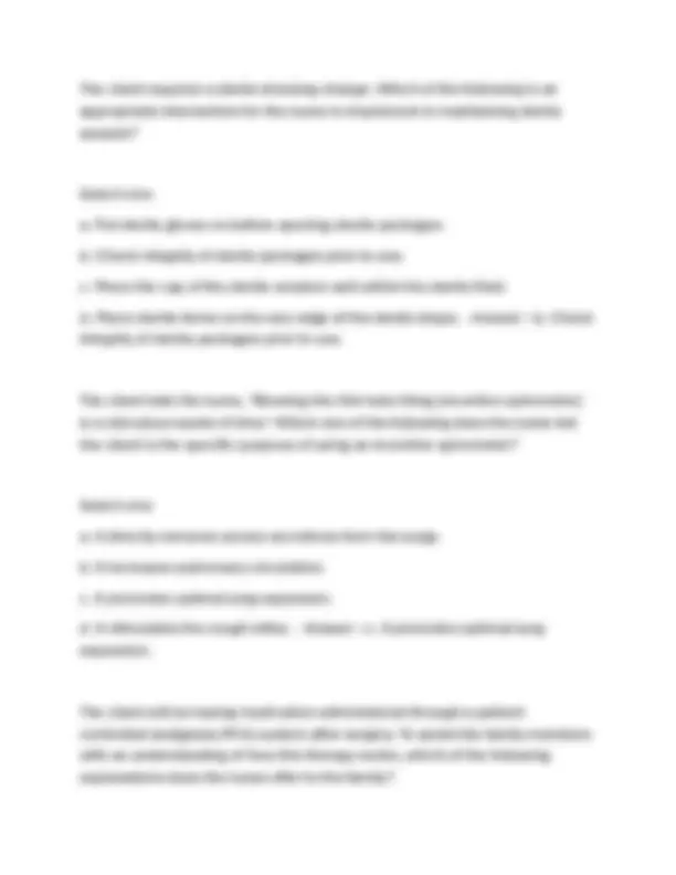 PN 4006 Nursing Exam Questions and Answers 2025/2026 | Exams Nursing ...
