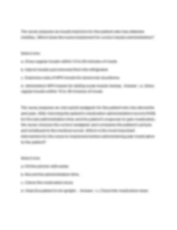 PN 4006 Nursing Exam Questions and Answers 2025/2026 | Exams Nursing ...