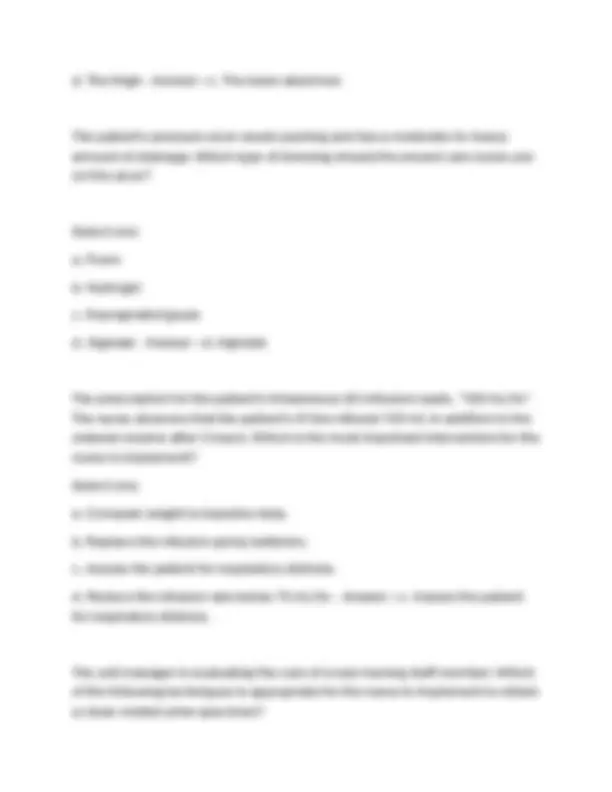 PN 4006 Nursing Exam Questions and Answers 2025/2026 | Exams Nursing ...