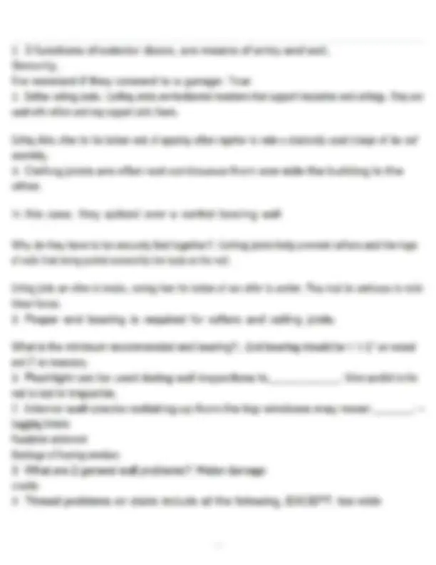 Framing Study Guide Framing 8-Hour TREC Study Guide- Roof Framing, Flashings, Fire Stopping ...