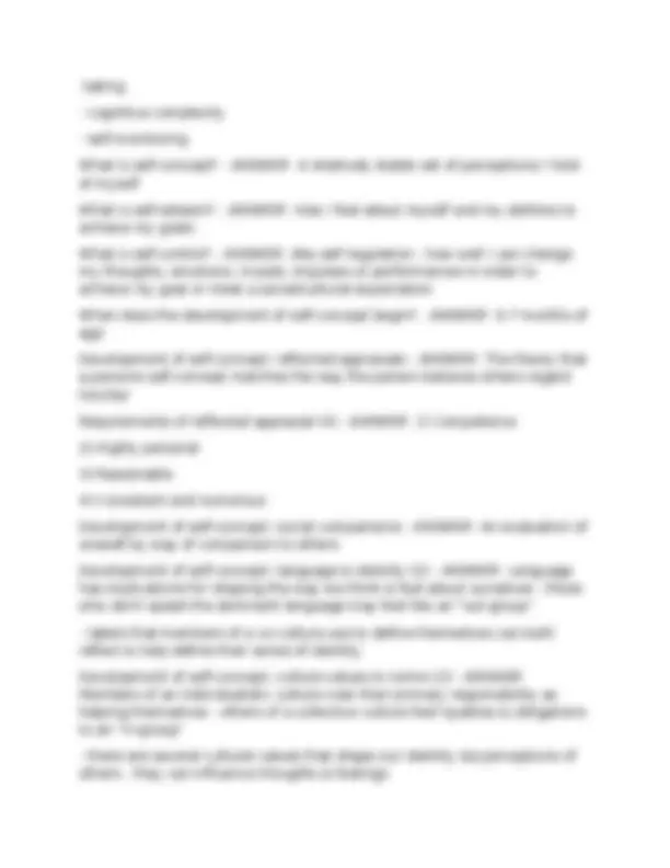 NCOM 1000 Final Exam Study Guide: Key Communication Concepts and ...