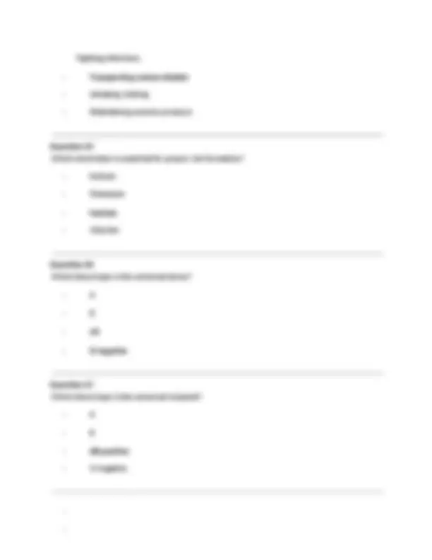 BIOL252 Human Anatomy & Physiology II w/Lab 2025 | Module 1 Exam Review ...