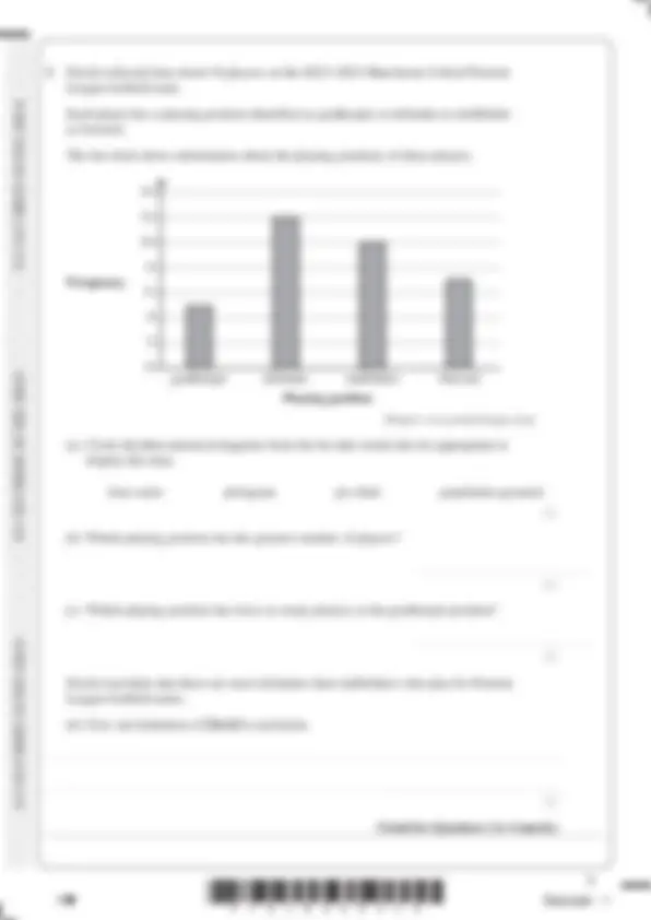 Pearson Edexcel Level 1/Level 2 GCSE (9–1) Statistics PAPER 1 ...