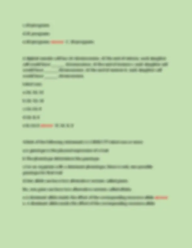Bio 210 (Genetics) Final Exam questions and answers 2025\2026 rated ...