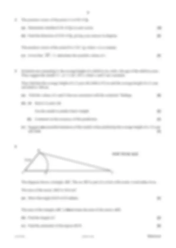 2025 OCR A Level Mathematics A H240/01 Pure Mathematics Combined ...